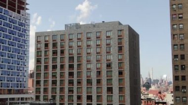 Aerial of the Lower East Side, New York City