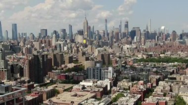 Aerial of the Lower East Side, New York City