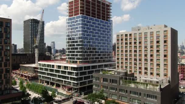 Aerial Lower East Side New York City — Stock video