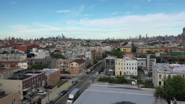 Bushwick Quartier Animé Brooklyn Possède Divers Monuments Allant Parc Maria — Video