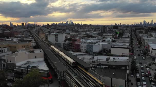 Bushwick Bairro Vibrante Brooklyn Nova York Caracterizado Por Seus Diversos — Vídeo de Stock