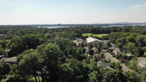Kings Point Long Island New York Büyük Boynun Havası — Stok video