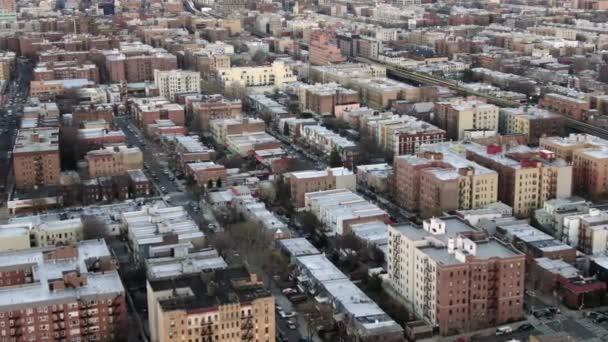 Εναέρια Του Long Island City Νέα Υόρκη — Αρχείο Βίντεο