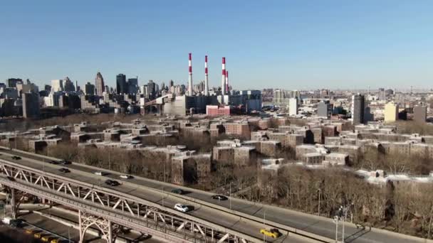 Antenne Von Long Island City New York — Stockvideo