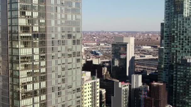 Aerial Long Island City New York — Video Stock