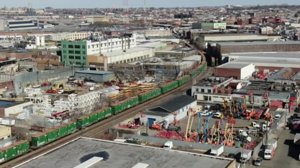 Bushwick Levande Stadsdel Brooklyn New York Kännetecknas Sina Olika Landmärken — Stockvideo