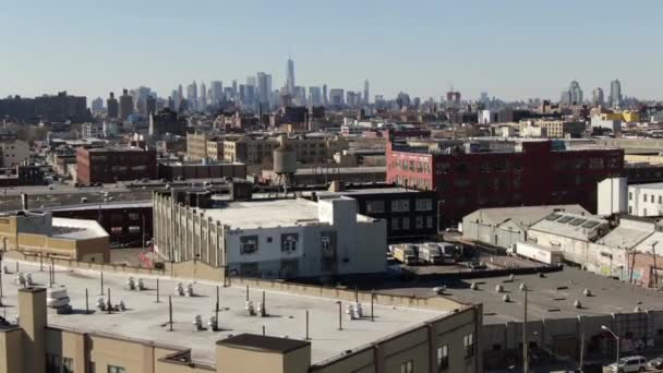 Bushwick Levande Stadsdel Brooklyn New York Kännetecknas Sina Olika Landmärken — Stockvideo