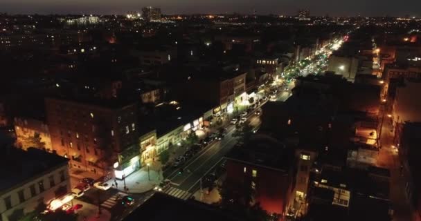 Metro Nueva York Filmado Con Drone Aerial Manhattan Nueva Jersey — Vídeo de stock