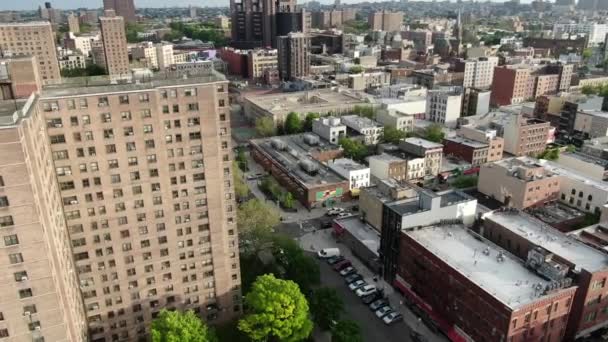 Metro Nueva York Filmado Con Drone Aerial Manhattan Nueva Jersey — Vídeos de Stock