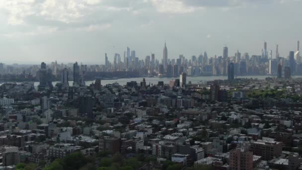 Nyc 메트로 허드슨 맨해튼과 뉴저지 — 비디오