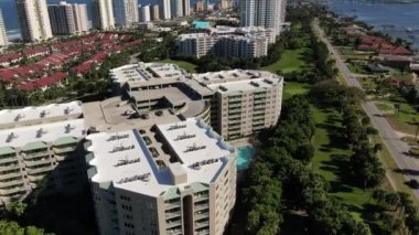 Aerial of Large Condo, Daytona Sahili, Florida