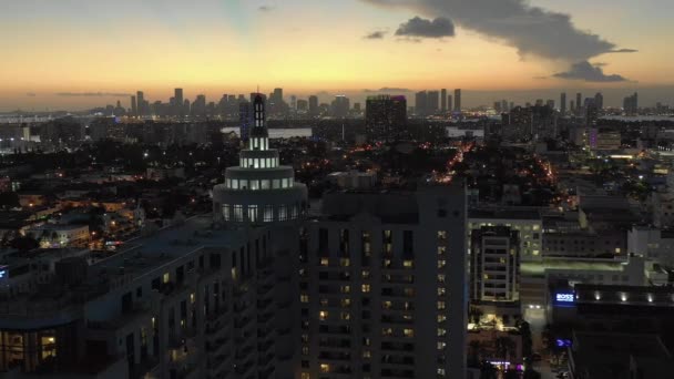 Flygfoto Från Miami Beach 2017 — Stockvideo