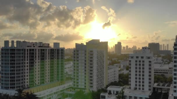 Luchtfoto Van Miami Beach 2017 — Stockvideo