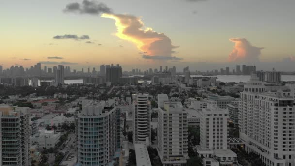 Aerial Miami Beach 2017 — Stock Video