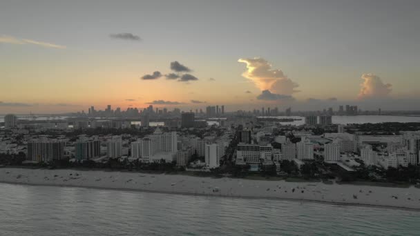 Letecká Miami Beach 2017 — Stock video