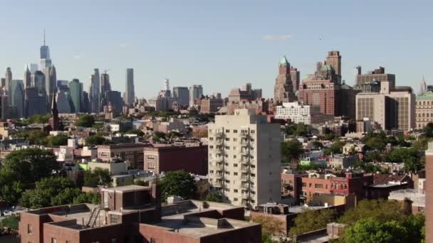 Aéreo Brooklyn Nova Iorque — Vídeo de Stock