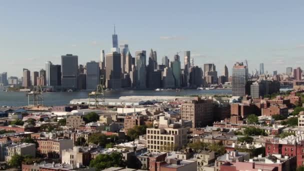 Εναέρια Του Μπρούκλιν Νέα Υόρκη — Αρχείο Βίντεο