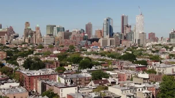 ニューヨーク州ブルックリンの空中 — ストック動画