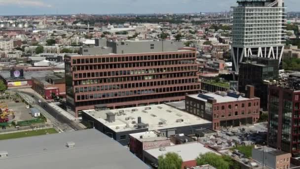 Metro Nueva York Filmado Con Drone Aerial Manhattan Nueva Jersey — Vídeos de Stock