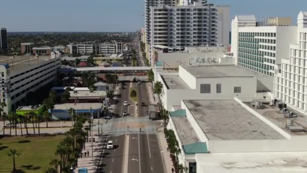 Aerial Daytona Beach Florida — Stock Video