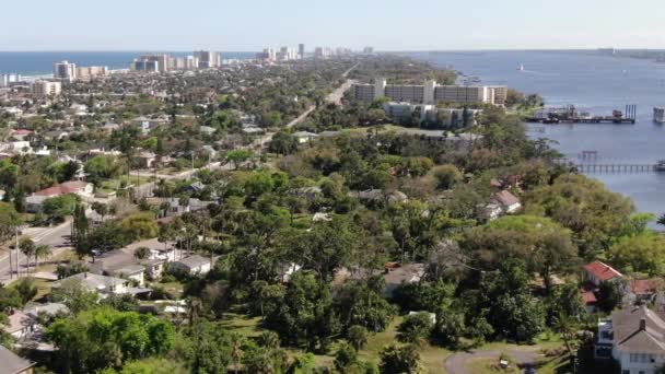 Aerial Daytona Beach Florida — 图库视频影像