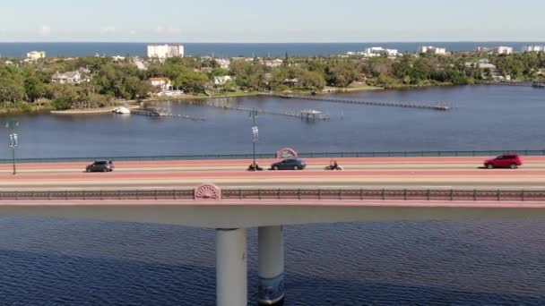 Luchtfoto Van Daytona Beach Florida — Stockvideo