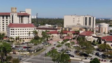 Aerial of France Tower, Daytona Sahili, Florida