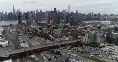 Jersey City, New Jersey 'in Hava Görüntüleri