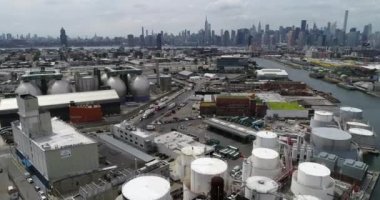 Newtown Creek Havacılık Görünümü