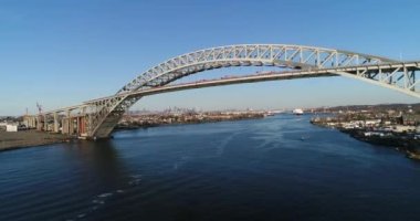 New York, Staten Island 'daki Bayonne Köprüsü Havalimanı.