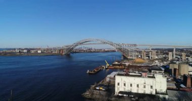 New York, Staten Island 'daki Bayonne Köprüsü Havalimanı.