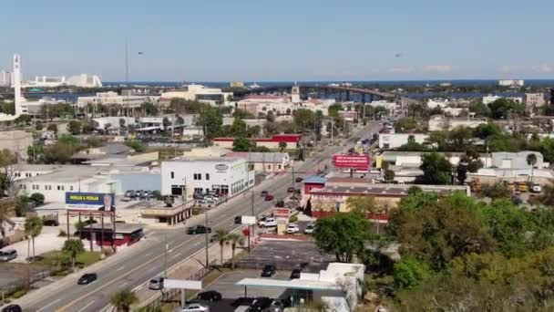 Luchtfoto Van Daytona Beach Florida — Stockvideo