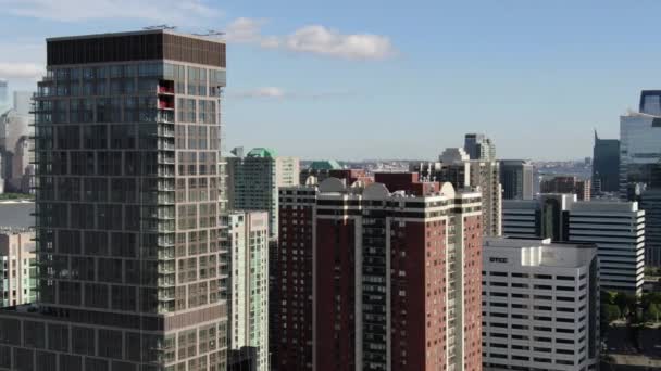 Aerial Jersey City New Jersey Nyc Skyline — 비디오