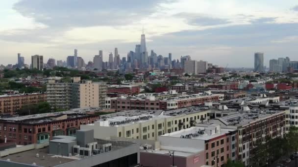 Hoboken วเจอร ทางอากาศ — วีดีโอสต็อก