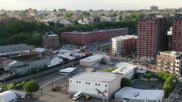 Hoboken Vanuit Lucht Bekeken — Stockvideo