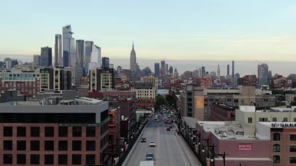 Hoboken Vanuit Lucht Bekeken — Stockvideo