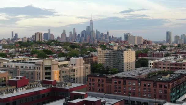 Hoboken Aerial View — стоковое видео