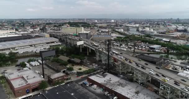 Long Island City Aerial — Stock Video
