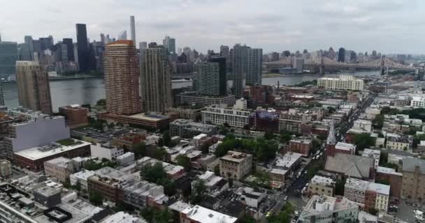 Longa Ilha Aérea Cidade — Vídeo de Stock