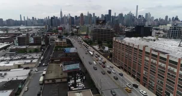 Long Island City Aerial — Stock Video