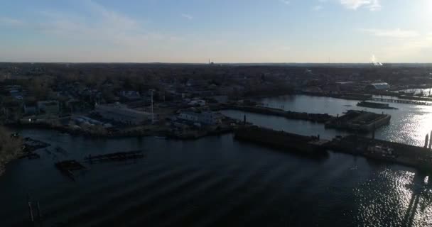 Long Island City Aerial — Stock Video