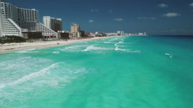 Plaj Dalgaları, Zona Hotelera, Cancun, Meksika