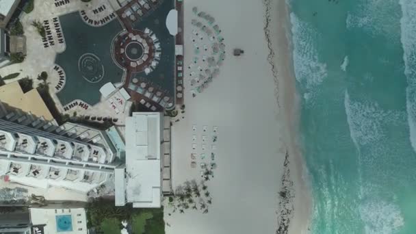 Luchtfoto Van Cancun Mexico — Stockvideo