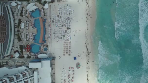 Luchtfoto Van Cancun Mexico — Stockvideo