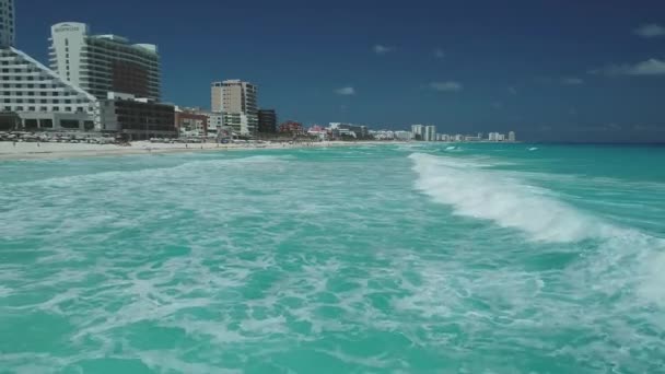 Aerial Cancun Μεξικό — Αρχείο Βίντεο