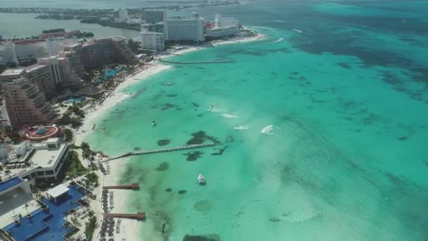 Aeronáutica Cancún México — Vídeo de Stock