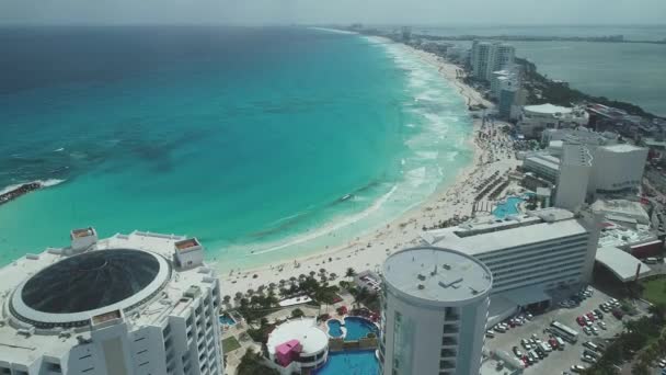 Zona Hotelera Cancun Mexikó — Stock videók