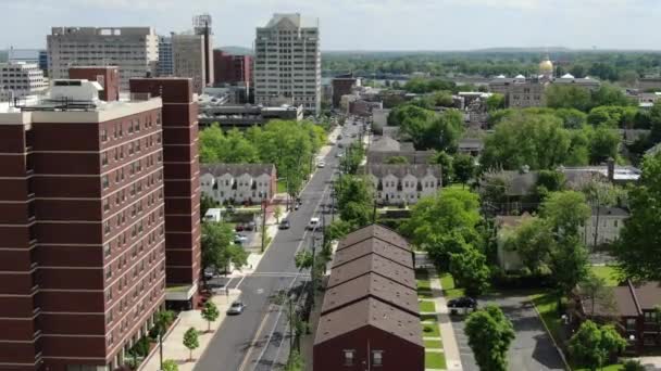 Aérea Trenton Nueva Jersey — Vídeo de stock