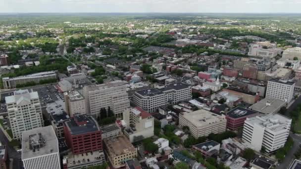 Luchtfoto Van Trenton New Jersey — Stockvideo
