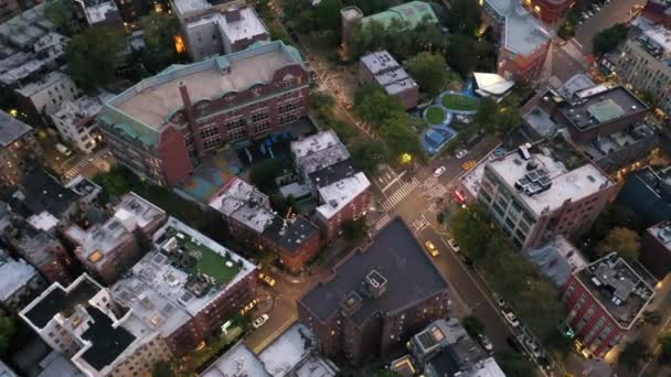 Luchtfoto Van Het Meatpacking District Nyc — Stockvideo